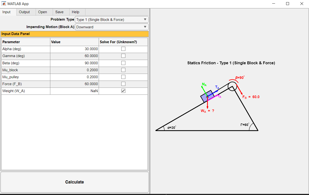 User Friendly Application Input Interface